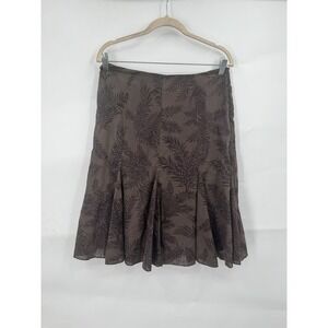 VTG Worthington Midi Skirt Women 6 Brown Fairy Grunge Faye Granolagirl Western